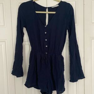 long sleeve romper